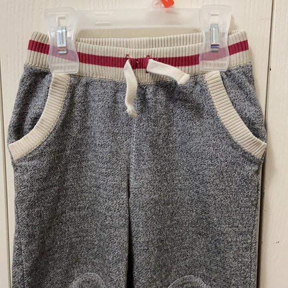Roots Grey Sweatpants with Beige & Red Waistband - Picture 2 of 6